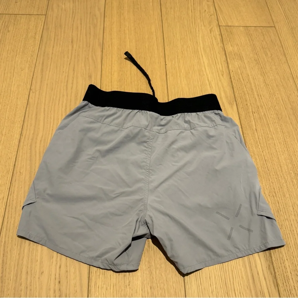 Ten Thousand Men’s Athletic Shorts — Light Gray with Black Waistband
